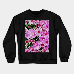 Floral pattern - pink flowers Crewneck Sweatshirt